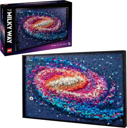 LEGO 31212 Art Milky Way Galaxy Building Kit, 3D Layered Space-Themed Wall