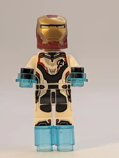 Iron Man White Jumpsuit Genuine LEGO Minifigure SH0575 30452 Endgame