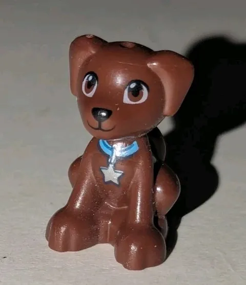 LEGO Puppy Dog Labrador FRIENDS Reddish Brown Dash Scout Animal Minifigure Pup