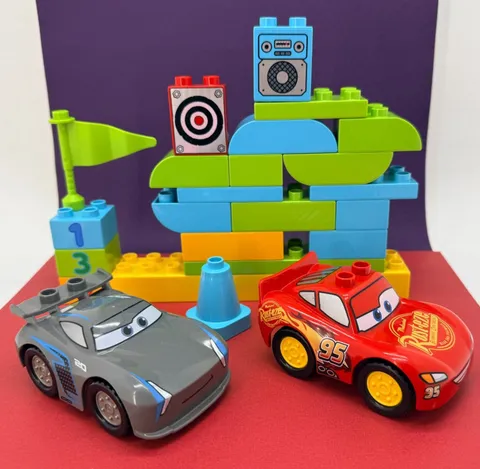 Lego ☆ Duplo ☆ Disney Cars : LIghtning McQueen & Jackson Storm Mixed Lot