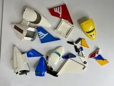 Lego Airplane Parts Lot  Cockpits, Tail Wings And More