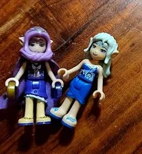 Lego ELVES Minifigures Aira Windwhistler And Naida Riverheart