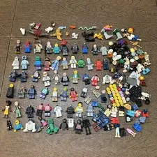 LEGO Minifigure Lot + Parts + Animals (Harry Potter, Minecraft, City, + More)