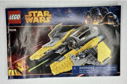 LEGO Star Wars 75038 Jedi Interceptor Instruction Manual Booklet Book Only 2014