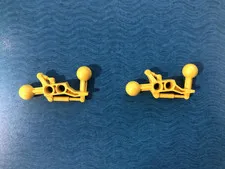 LEGO PART 32173 BALL JOINT 2 X 7 WITH 2 BALL JOINTS (2 PIECES-YELLOW))