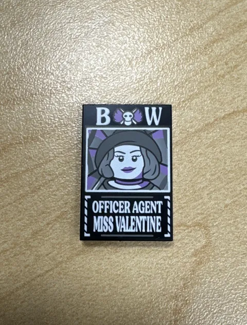 LEGO One Piece 75646 75636 75638 75639 Wanted Poster Agent Miss Valentine