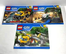 LEGO CITY MANUALS LOT OF 9 “MANUALS ONLY”