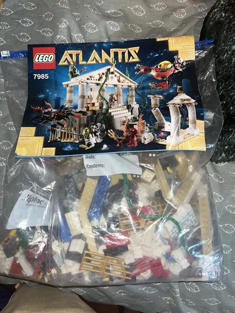 LEGO SET ATLANTIS #7985 CITY OF ATLANTIS 100% COMPLETE