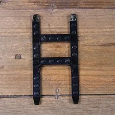 LEGO Black 30248 40939 Helicopter Sled Rails 12 x 6 Qty 1