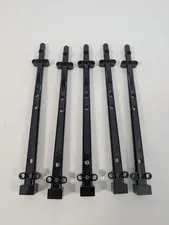 Lot of 5 LEGO Pirate Ship Boat Mast Parts 48002 Black 4814 71042 7048 4195 6243