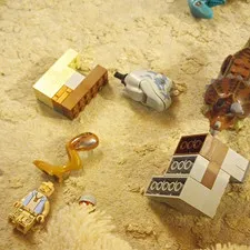 LEGO Bulk Lot Multicolor Plastic Minifigure Parts & Animal Pieces