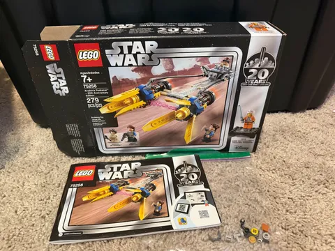 LEGO Star Wars: Anakin's Podracer 20th Aniversary! Empty Box W/ Manual 75258