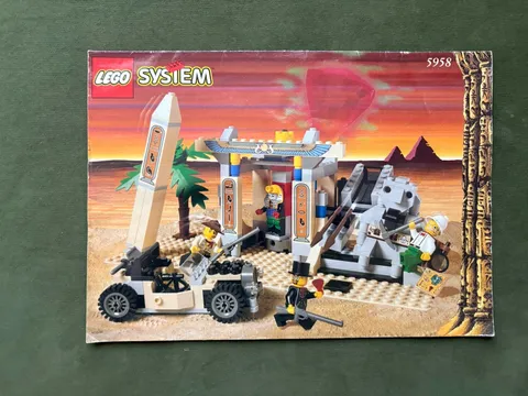 Lego Adventurers Mummy's Tomb (5958) Instruction Booklet Only