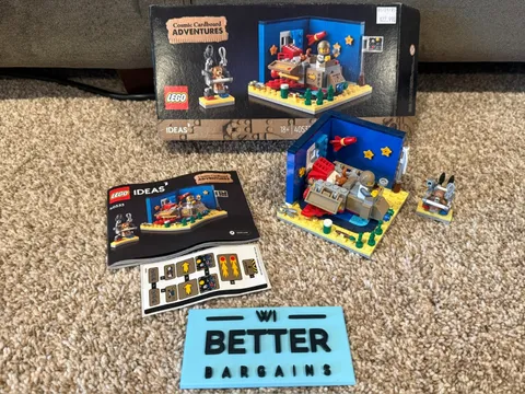LEGO Ideas: Cosmic Cardboard Adventures (40533) Retired Complete W/Manual & Box