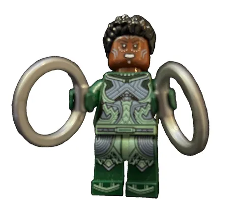 LEGO Minifigure Nakia Dark Green Suit sh844 From Set 76211