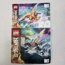 LEGO Ninjago Instruction Manual 71748 Catamaran Sea Battle Books 1 & 2