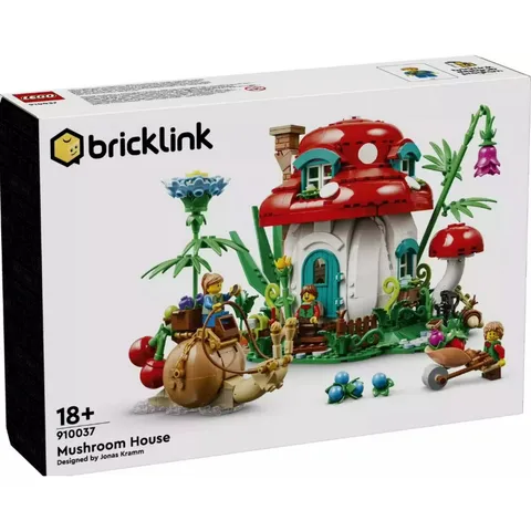 LEGO 910037 Bricklink Designer Program Mushroom House Brand New Sealed Retired