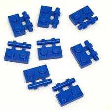 LEGO Parts - Blue Plate 1 x 2 with Bar Handle on Side - No 2540 - QTY 8