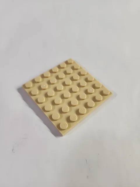 LEGO Parts ● Tan Plate 6 x 6 Square ● # 3958 ● QTY 1