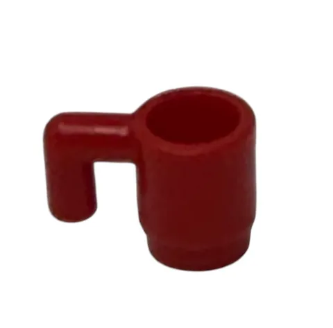 Lego Red Minifigure Cup Mug Utensil Food Drink Dish 3899