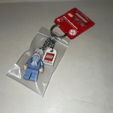 New Lego Harry Potter Dumbledore Minifigure Keychain 852979