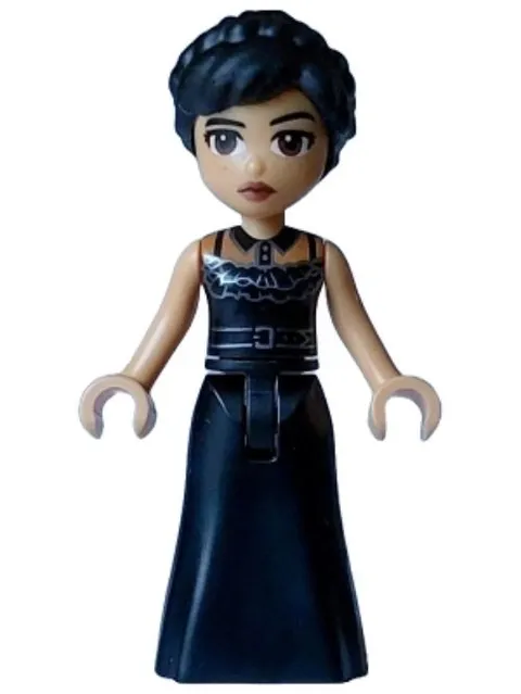 LEGO® Minifig wed004 - Wednesday Addams - Black Sleeveless Dress