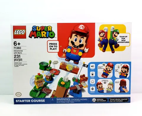 Lego 71360 Super Mario Adventures With Mario 231 Pcs Building Toy Set