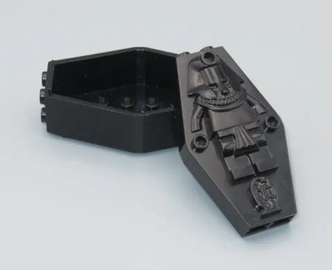 LEGO Black Coffin Sarcophagus for minifigures 5978 Adventurers