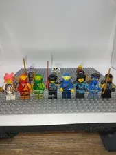 LEGO NINJAGO Minifigure Lot of 11 Assorted Characters With Accessories!!!