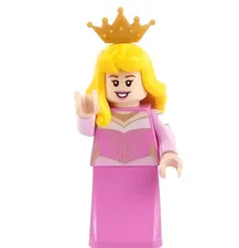LEGO Disney 100 AURORA  Minifigure only Dark Pink Torso Part dis099