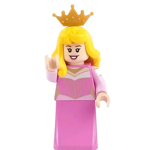 LEGO Disney 100 AURORA  Minifigure only Dark Pink Torso Part dis099