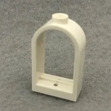 LEGO 30044 White Window 1 x 2 x 2 2/3 with Rounded Top (x1)