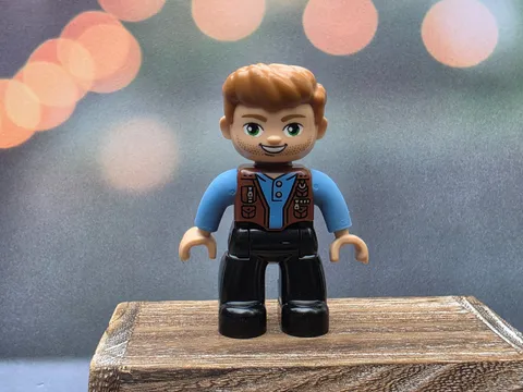 Lego Duplo Figures Jurassic World Owen Grady Mini Figure Toy Figurine People Man