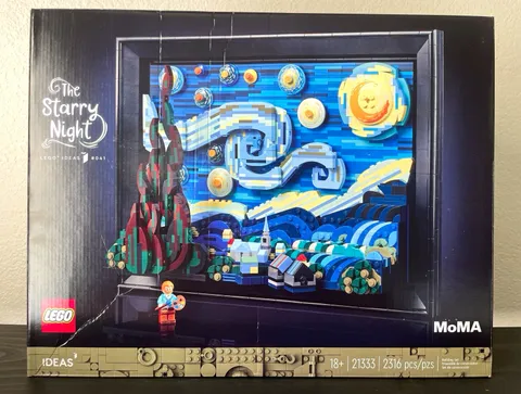 LEGO Ideas The Starry Night 21333 2316pcs (MoMA) 18+ Complete Set   READ
