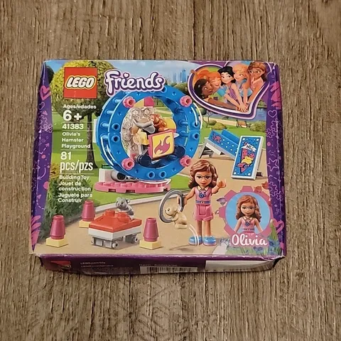 LEGO 41383 Olivia's Hamster Playground New Sealed Damaged Box
