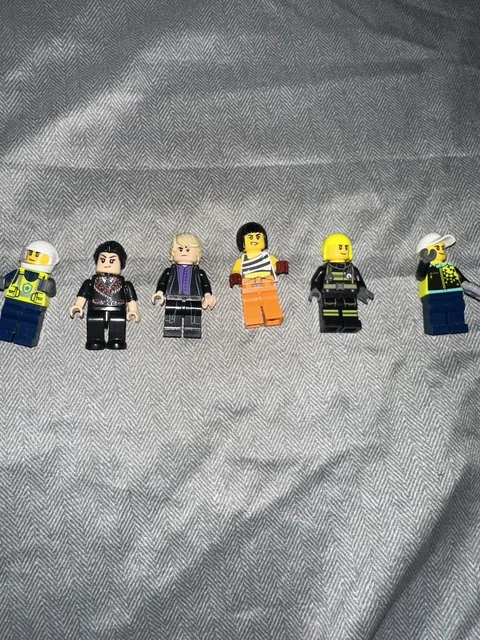 LEGO Minifigures Lot of 5 Mixed Minifigures, Minifigures Lot, Plastic