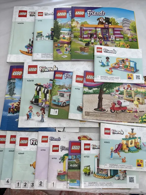 LEGO FRIENDS 14 Lot INSTRUCTION MANUALS ONLY (no Bricks)