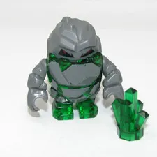 Lego Boulderax Trans green Rock Monster Power Miners minifigure 8957 pm001