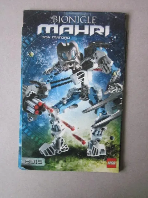 Lego Building Instructions Instruction Bionicle 8915 Mahri Toa Matoro