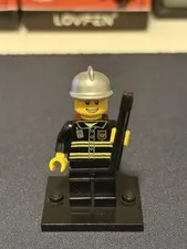 Lego Fire Fighter Minifigure