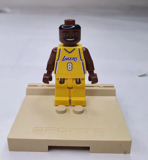 Lego Kobe Bryant Minifigure With Spring Legs Lakers #8 - NO CARD