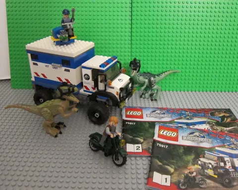 Lego Jurassic World 75917 Raptor Rampage Retired Set + Extra Pieces