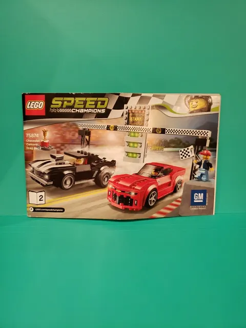 LEGO Speed Champions 75874 Instruction Manual Guide Book MANUAL 2 ONLY