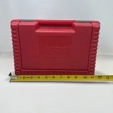 Vintage 1984 LEGO Red Storage Case Carrying Box Hard Plastic USA