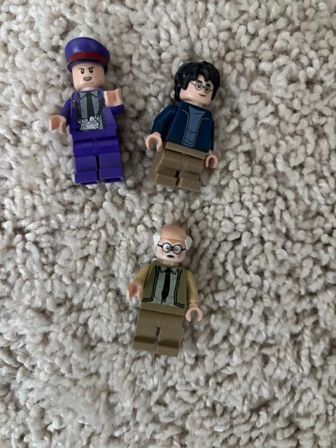 LEGO  MINIFIGURE   STAN SHUNPIKE, Enire prang  and Harry  75957 LOt of 3