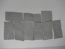 LEGO Nets Lot of 9 including 8x16 & 10x10 Soccer Football Goal String Black