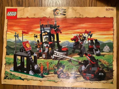 (Instructions) for LEGO Set 6096 - Knights Kingdom - Bull's Attack - MANUAL ONLY