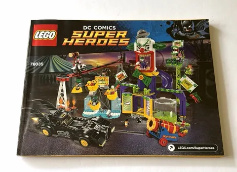 LEGO # 76035 Jokerland DC Comics Super Heroes Instruction Manual ONLY