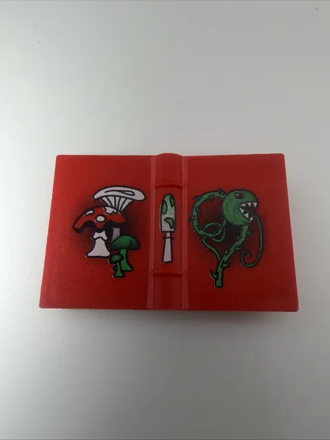 Lego 6x Book 2 x 3 with Vine Monster and Mushrooms, Harry Potter inv. 424