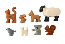 LEGO Animal Minifigures: 8 Assorted Animals (Set: B) (New, Unused)